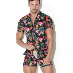 Code 22 - Vivid Jumpsuit - Flamingos -Men Underwear Store 68507 LS 29907.1684193658