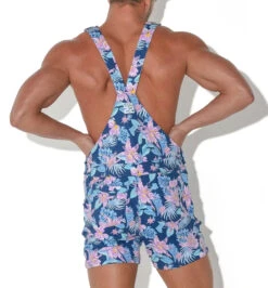 Code 22 - Overall Shorts - Aqua -Men Underwear Store 68512 B rev 83756.1683854687