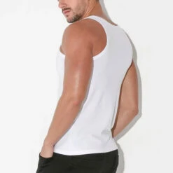 Code 22 - Basic Tank Top - White -Men Underwear Store 68556 B 00878.1684209732