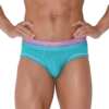 CODE 22 - Bright Mesh Brief - Turquoise 1 CODE 22 - Bright Mesh Brief - Turquoise -Men Underwear Store 68597 F 64805.1683676301