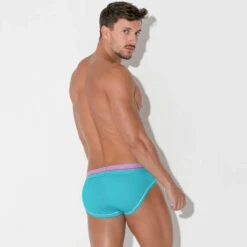CODE 22 - Bright Mesh Brief - Turquoise -Men Underwear Store 68597 LS 02765.1683676306