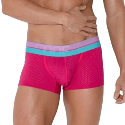 CODE 22 - Bright Mesh Trunk - Pink -Men Underwear Store 68609 F2 73120.1683678131