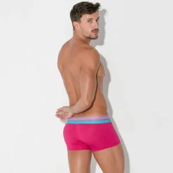 CODE 22 - Bright Mesh Trunk - Pink -Men Underwear Store 68609 LS 71240.1683678135