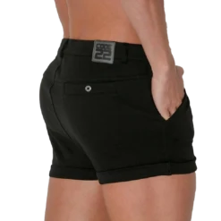 CODE 22 - 5-Pocket Micro Shorts - Black -Men Underwear Store 68620 S 95420.1683595150