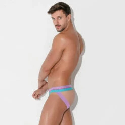 CODE 22 - Bright Mesh Jockstrap - Grape -Men Underwear Store 68631 LS 26079.1683674649
