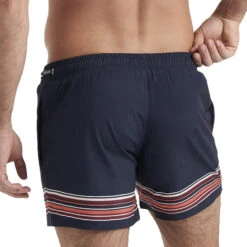 Teamm8 - Grid Swim Short - Midnight Stripe -Men Underwear Store 68796 B 58917.1680037974