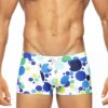 Tribe - Bubbles Swim Trunk - Blue/Lime -Men Underwear Store 68876 F 53014.1688769767