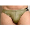 Chris Turk - Glitter Clasp Swim Brief - Olive Glitter -Men Underwear Store 68894 F 68739.1684979678