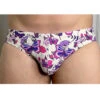 Chris Turk - Lavender Gardens Floral Swim Brief - Purple -Men Underwear Store 68906 F2 19873.1685042613