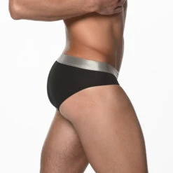 St33le - Diamond Mesh Briefs - Black -Men Underwear Store 68989 S2 94692.1689132497