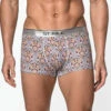 St33le - Microfiber Print Low Rise Trunk - Navy/Amber Baroque -Men Underwear Store 69001 F 21438.1689173939