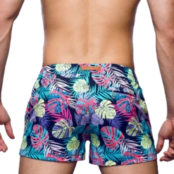 2eros - S50 Print Swimshort - Monstera Black -Men Underwear Store 69350 B 73584.1678999913