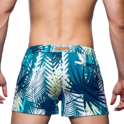 2eros - S50 Print Swimshort - Feuille Green -Men Underwear Store 69354 B 48702.1679000374