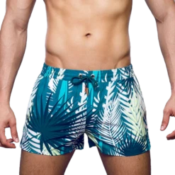 2eros - S50 Print Swimshort - Feuille Green