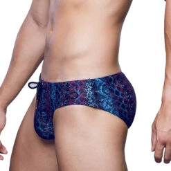 2eros - V10 Print Swim Brief - Viper -Men Underwear Store 69359 S 77390.1679004441