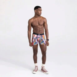 SAXX - DropTemp Cooling Boxer Brief - Surf Safari -Men Underwear Store 69688 LS 34013.1680555974