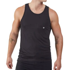 Men Underwear Store 39 Teamm8 - Game Bamboo Tank - Black