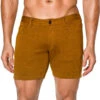 St33le - 5" Stretch Knit Shorts - Butterscotch -Men Underwear Store 70074 F 17337.1684369393