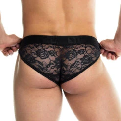 GIGO - Redemotion Lace Brief - Black -Men Underwear Store 70178 B 62968.1682639491