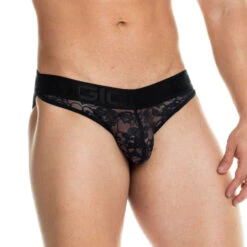 GIGO - Redemotion Lace Brief - Black -Men Underwear Store 70178 F 17851.1682639493