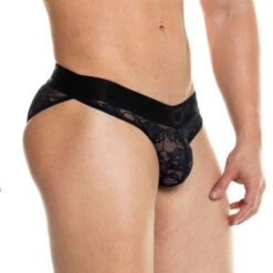 GIGO - Redemotion Lace Brief - Black -Men Underwear Store 70178 S 08849.1682639489