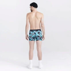 SAXX - VIBE Super Soft Boxer Brief - Island Camo Black -Men Underwear Store 71347 LS2 22108.1692654898
