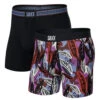 SAXX - VIBE 2-Pack Super Soft Boxer Brief - Tropic Jungle/Asher Waistband -Men Underwear Store 71372 F 73349.1692655690