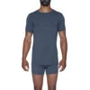 Wood Classic Modal Crew - Charcoal Heather -Men Underwear Store 8274 34263.1652561639