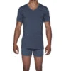 Wood Classic Modal V-Neck - Charcoal Heather -Men Underwear Store 8282 83291.1652561639