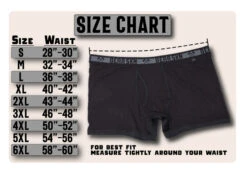 BEAR SKN - Bamboo Boxer Brief - Backwoods Red 2.5 -Men Underwear Store Bear SKN Sizing 01787.1690940499