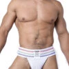 CellBlock 13 Tight End Jockstrap - Pride White -Men Underwear Store Cellblock13 Tight End Pride White 63760 underU4men 08136.1651535764