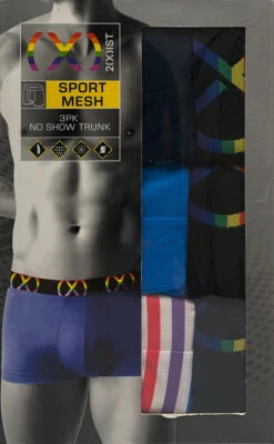 2(x)ist - (x) Pride Mesh Trunk 3-Pack - Rainbow Band -Men Underwear Store IMG 9696 72 64352.1654727709