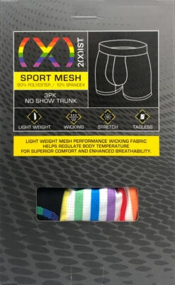 2(x)ist - (x) Pride Mesh Trunk 3-Pack - Rainbow Band -Men Underwear Store IMG 9697 72 15534.1654727716