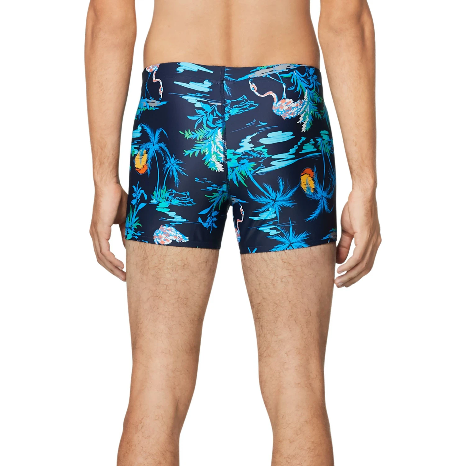 Speedo Square Leg Printed Fitted Trunk - Peacoats 4 Speedo Square Leg Printed Fitted Trunk - Peacoats - Image 2