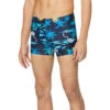 Speedo Square Leg Printed Fitted Trunk - Peacoats